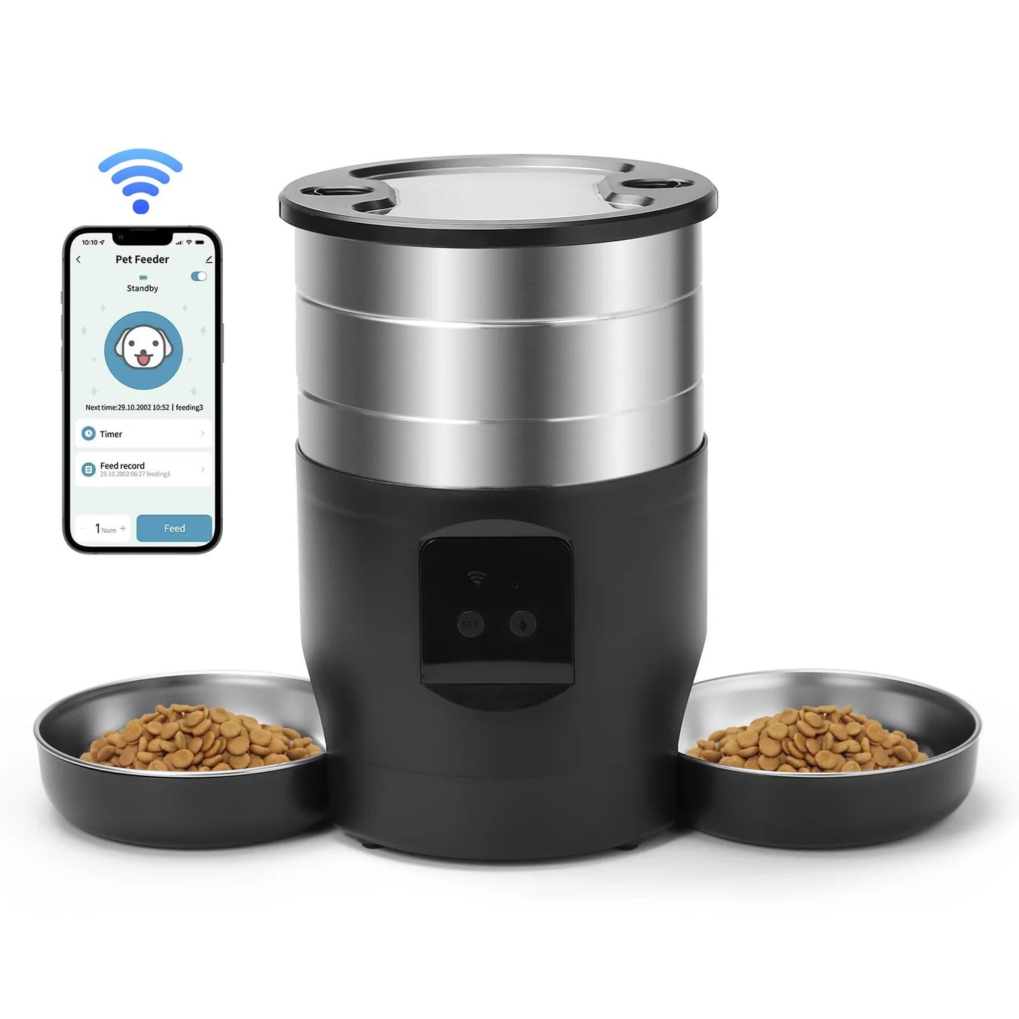 Distributeur croquette chat automatique - Duo'Croq™ - Transportdodochat