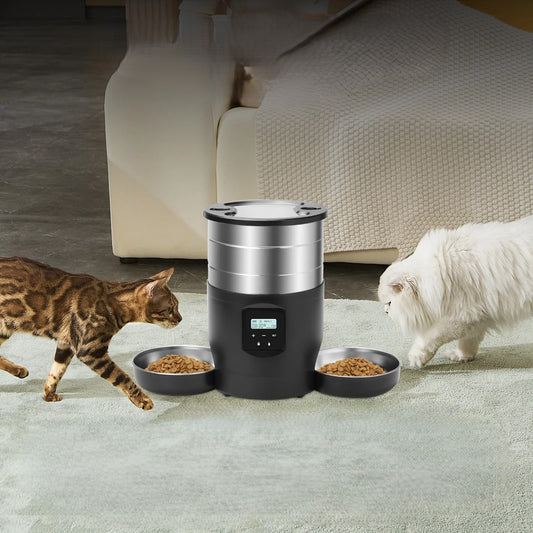 Distributeur croquette chat automatique - Duo'Croq™ - Transportdodochat