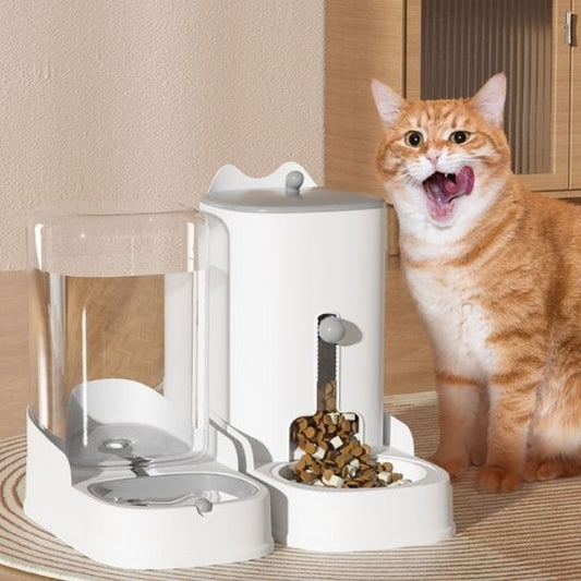 Distributeur croquettes pour chat - Duo Délices™ - Transportdodochat