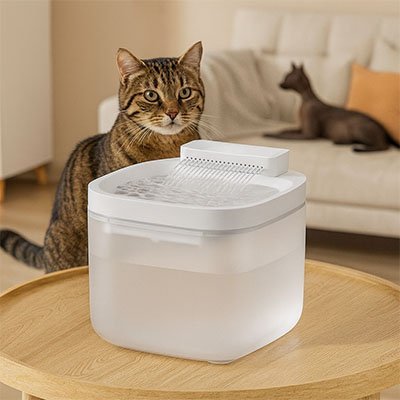 Fontaine eau chat | Silencia Pure™ - Transportdodochat