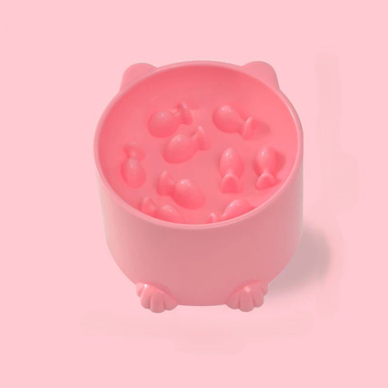 Gamelle anti glouton chat - Croq'Pause™ - Plastique - Transportdodochat