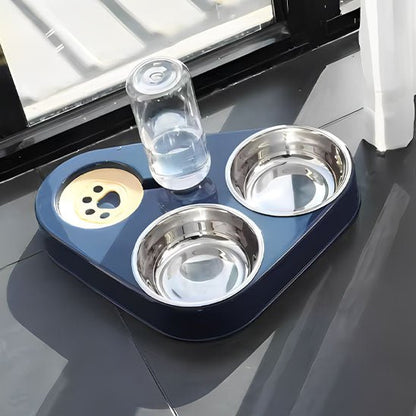 Gamelle pour chat acier base marine