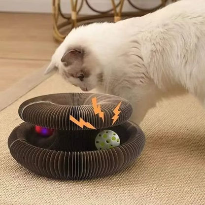 Griffoir pour chat | Dune Féline™ - Accordéon - Transportdodochat