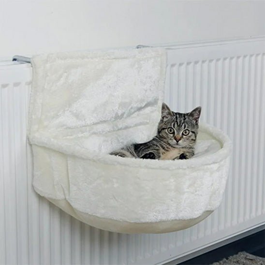 Hamac chat pour radiateur blanc chat relaxe