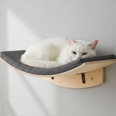 Hamac chat suspendu mural chat relaxé