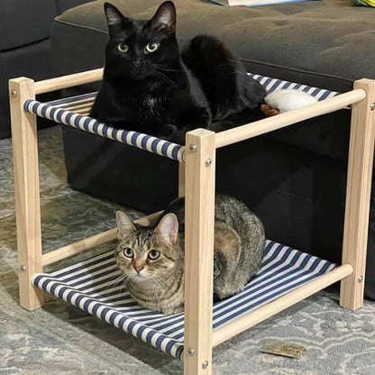Hamac cododo-pour chats bleu chats satisfaits