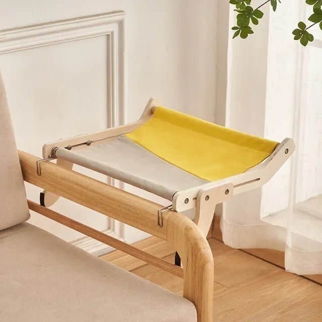 Hamac pour chat cododo gris jaune