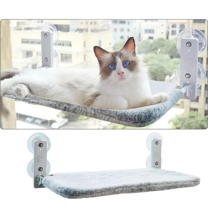 hamac pour chat fenetre gris chat relaxe