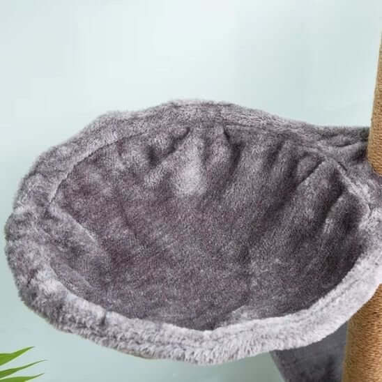 Hamac pour chat suspendu gris