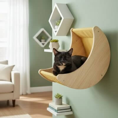 Hamac suspendu chat | La Balconnière Féline™ - Transportdodochat
