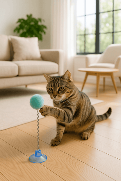 Jeu Chat bleu chat joue