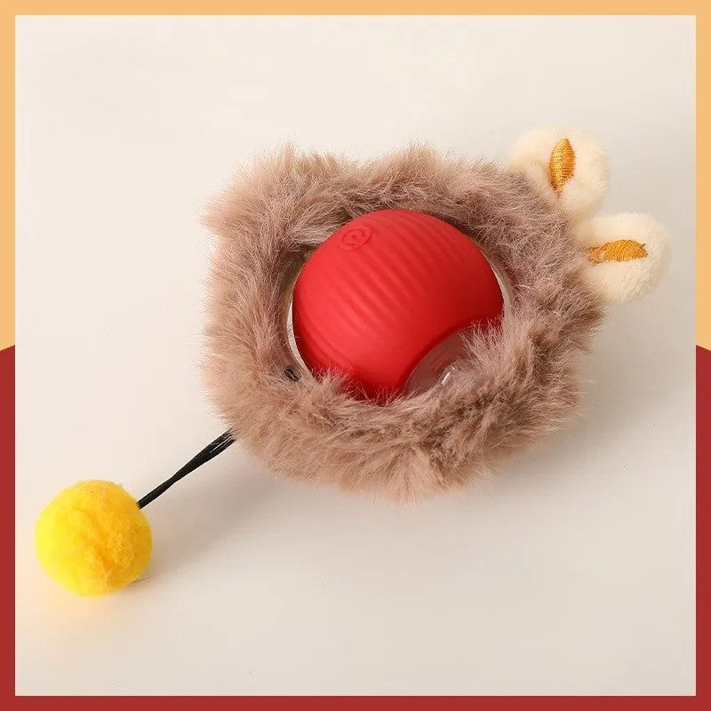 jouet chat interactif rouge