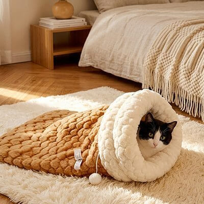 Lit Chaton | Cachette Macramé™ - Transportdodochat