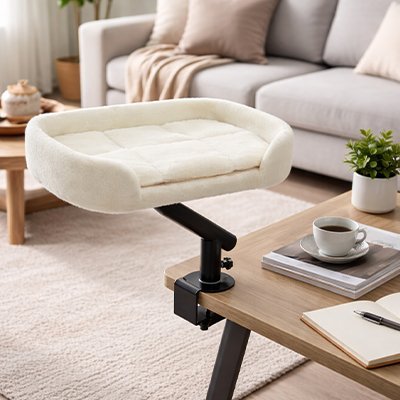 Lit en hauteur pour Chat | Le Perchoir Royal™ - Transportdodochat