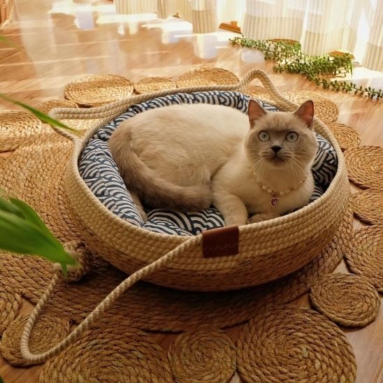 Lit pour chat - Ronron Panier™ - Transportdodochat
