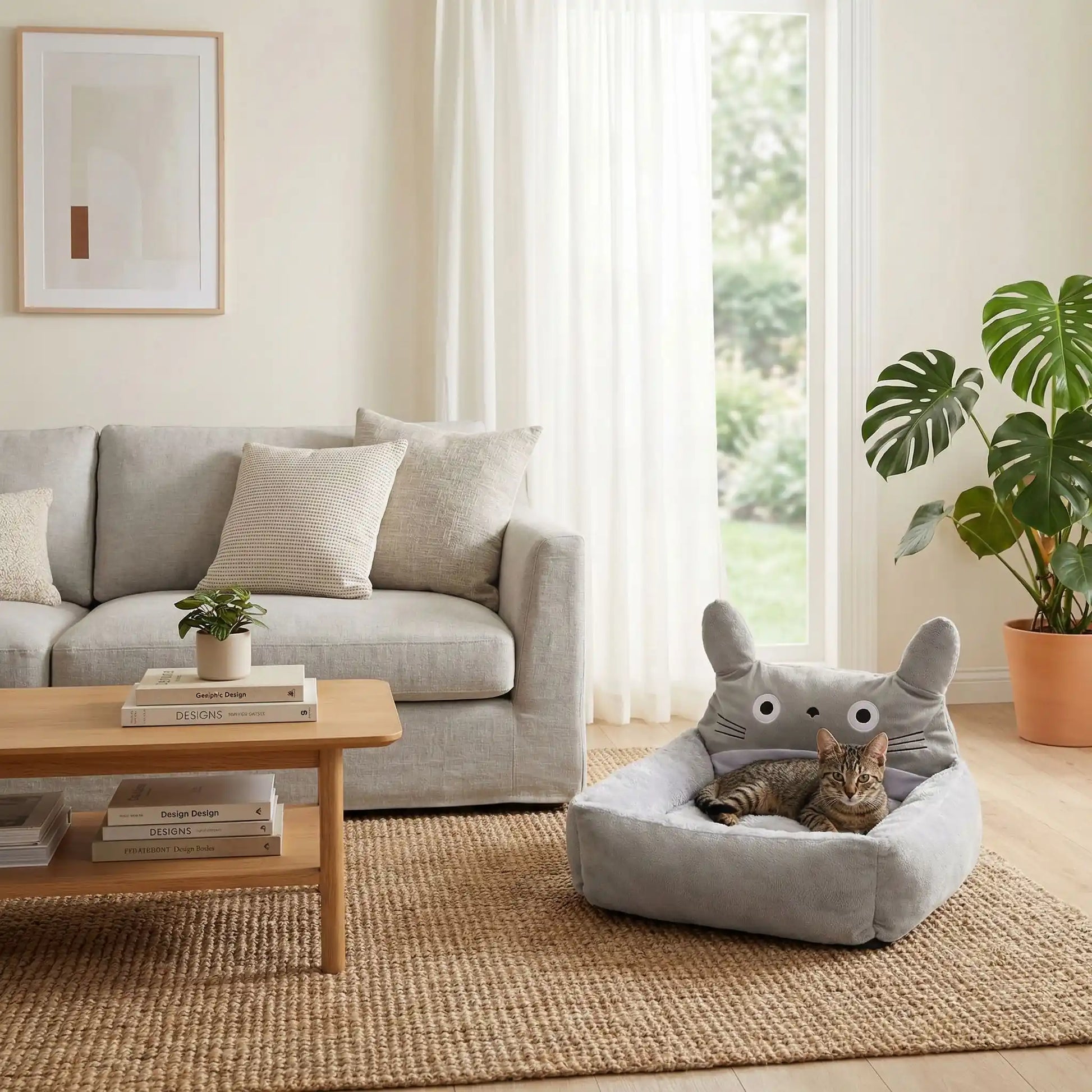 Lit pour chat en forme de chat | Sofa P'tit Museau™ - Transportdodochat