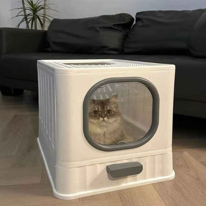 Maison de toilette chat | Le Jardin Secret du Chat™ - Transportdodochat