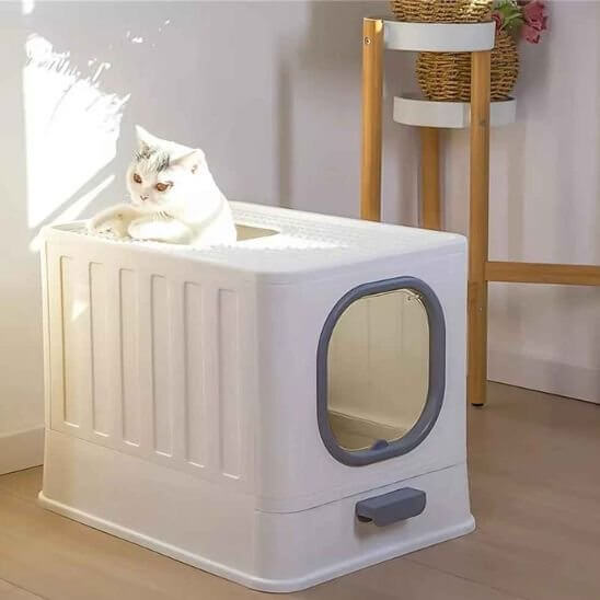 Maison de toilette chat | Le Jardin Secret du Chat™ - Transportdodochat