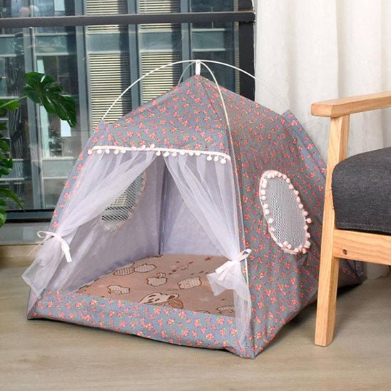 Niche à chat confortable grise