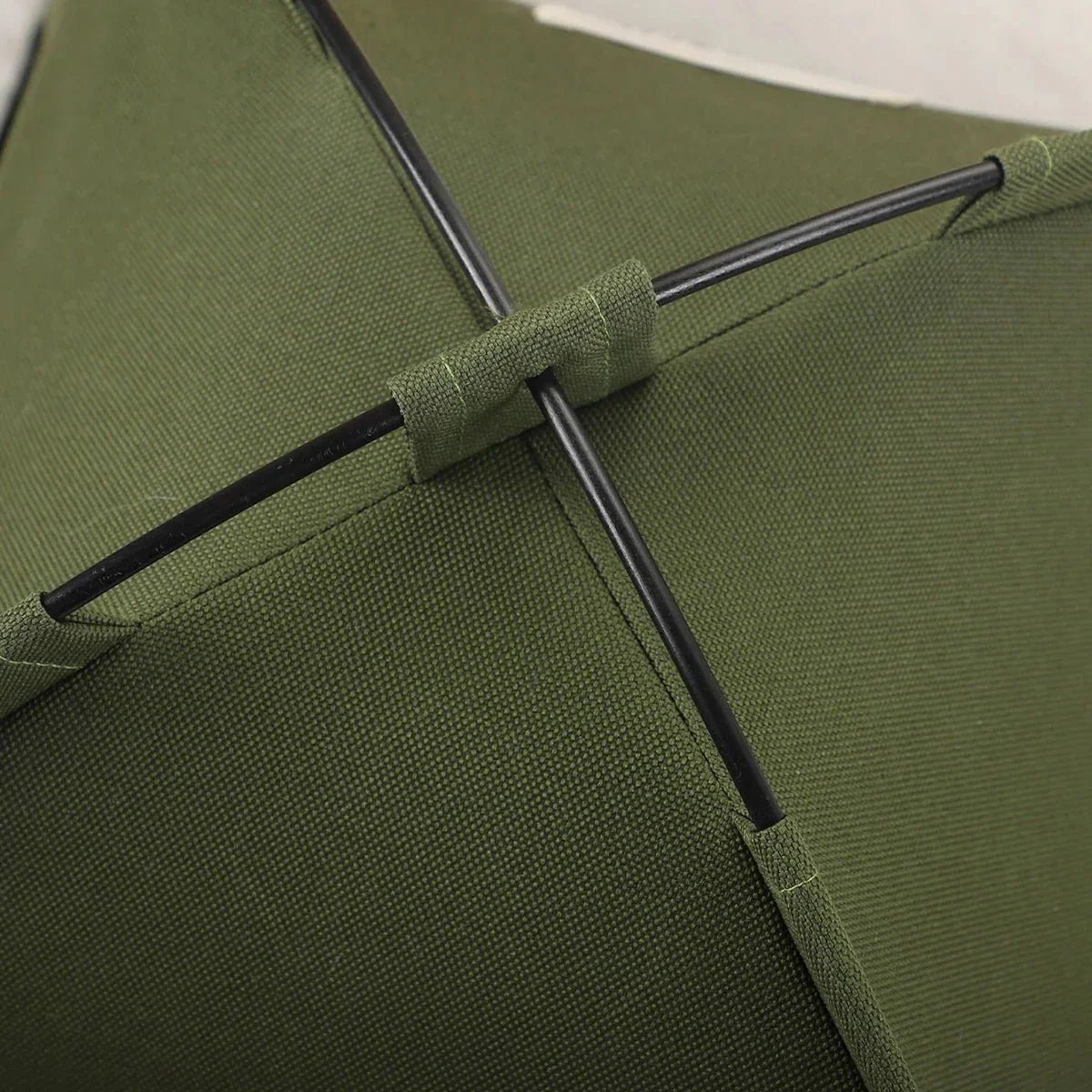 niche à chat vert militaire solide
