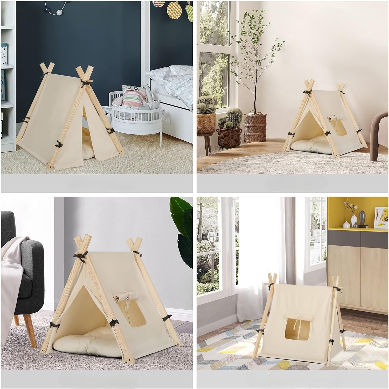 Niche chat tipi mosaïque différents décors