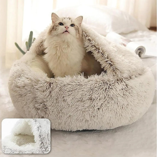 panier a chat douillet chat curieux