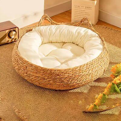 Panier osier Chat | Naturel Douillet - Transportdodochat