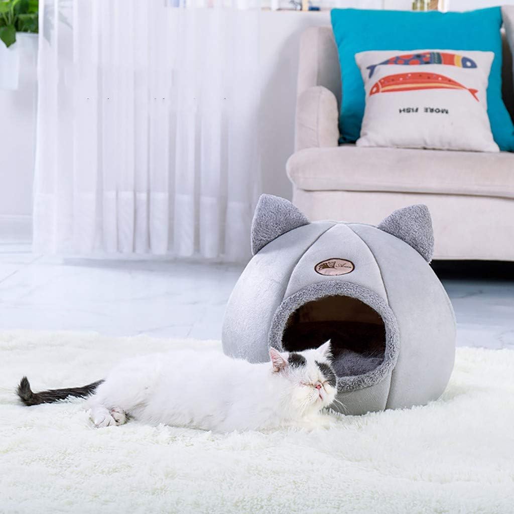 panier pour chat gris chat assoupi