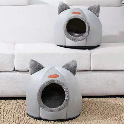 paniers pour chat gris