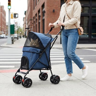Poussette pour chat | Confort et Sécurité - Transportdodochat