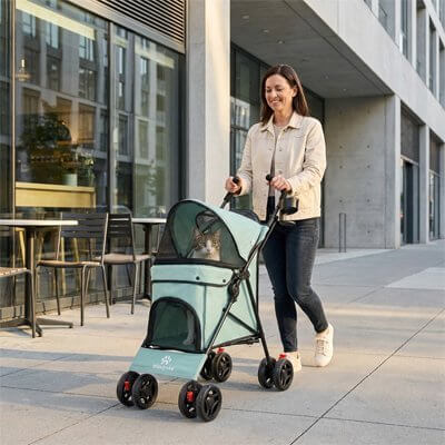 Poussette pour chat | Confort et Sécurité - Transportdodochat