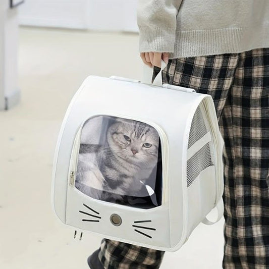 Sac a dos Chat blanc chat tranquille