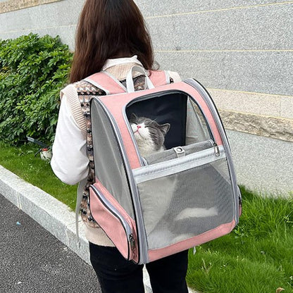 Sac a dos pour Chat rose chat confortable en balade