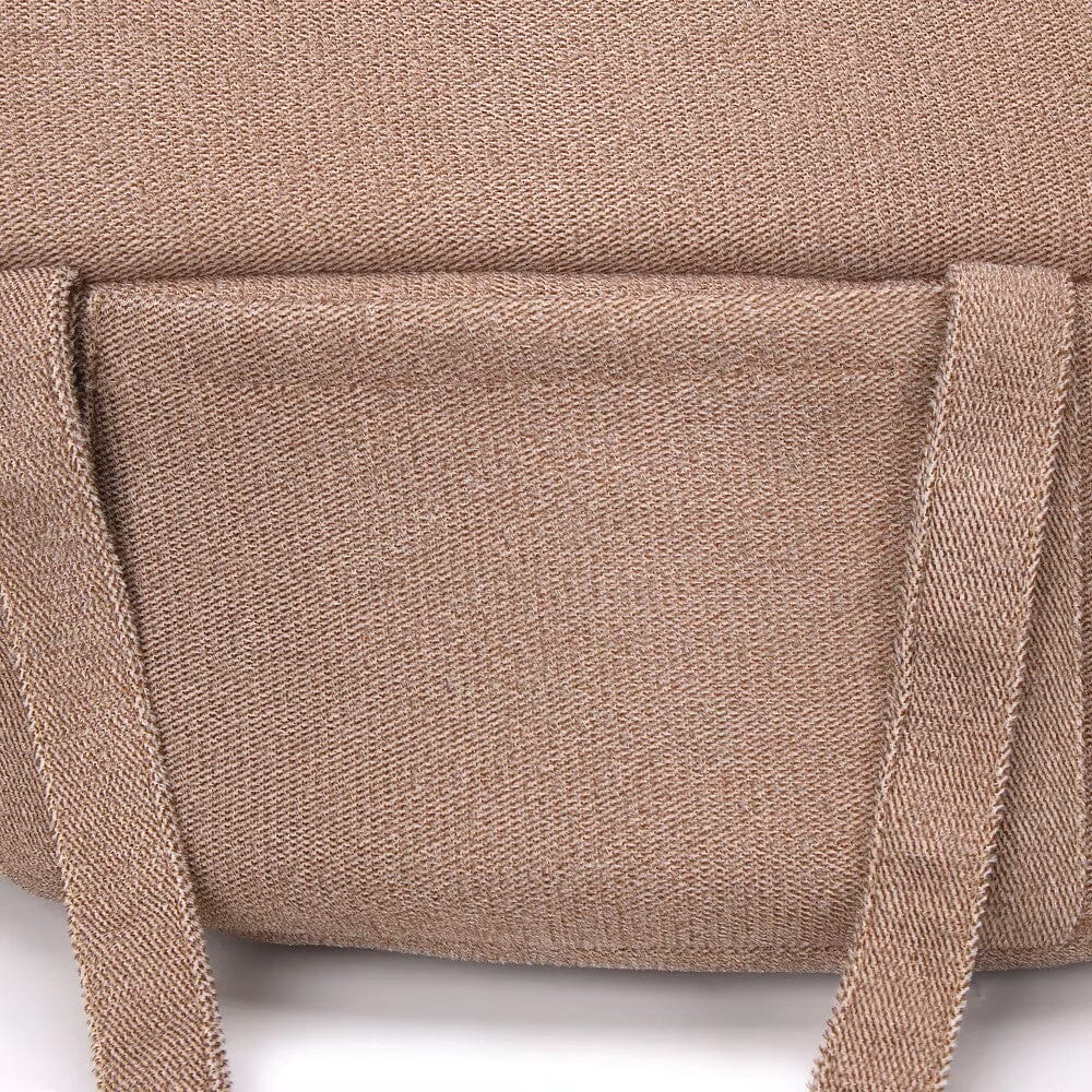 sac de transport chat beige courroies confortables