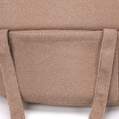 sac de transport chat beige courroies confortables