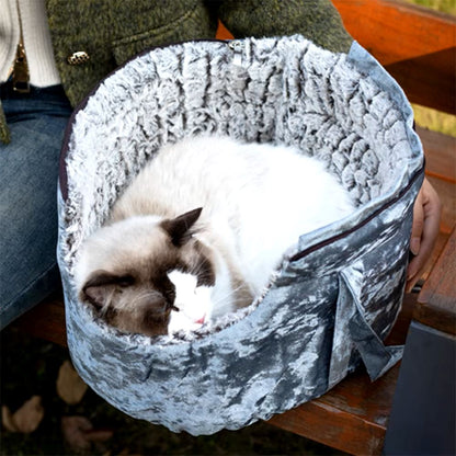 sac de transport chat argent chat dodo