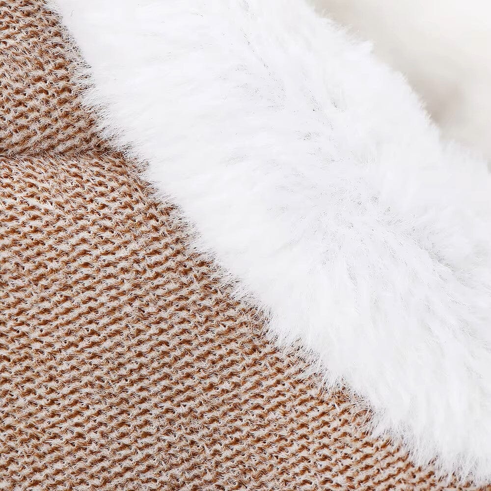 Sac de transport chat beige duvet intérieur