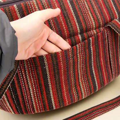 Sac de Transport Chat rayé pochette extérieure