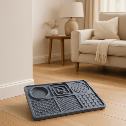 Tapis de léchage anti - glouton - Transportdodochat